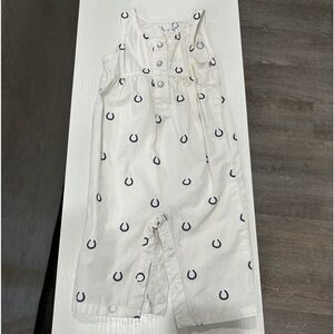 Wrangler Horseshoe print baby girl western outfit